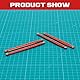 RCAWD RC Auto Chassis Link Rod,Aluminium Chassis Link Rod für 1/10 Everest Gen7 Pro und 1/10 Everest Gen7 Sport Upgrades Teile (rot)
