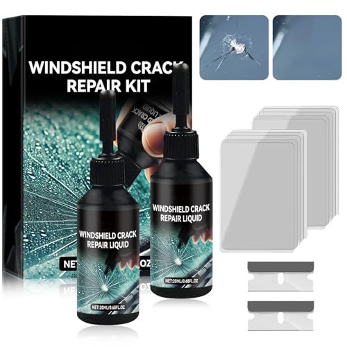2PCS Windshield Crack Repair Kit,2024 New Glass Cracks...