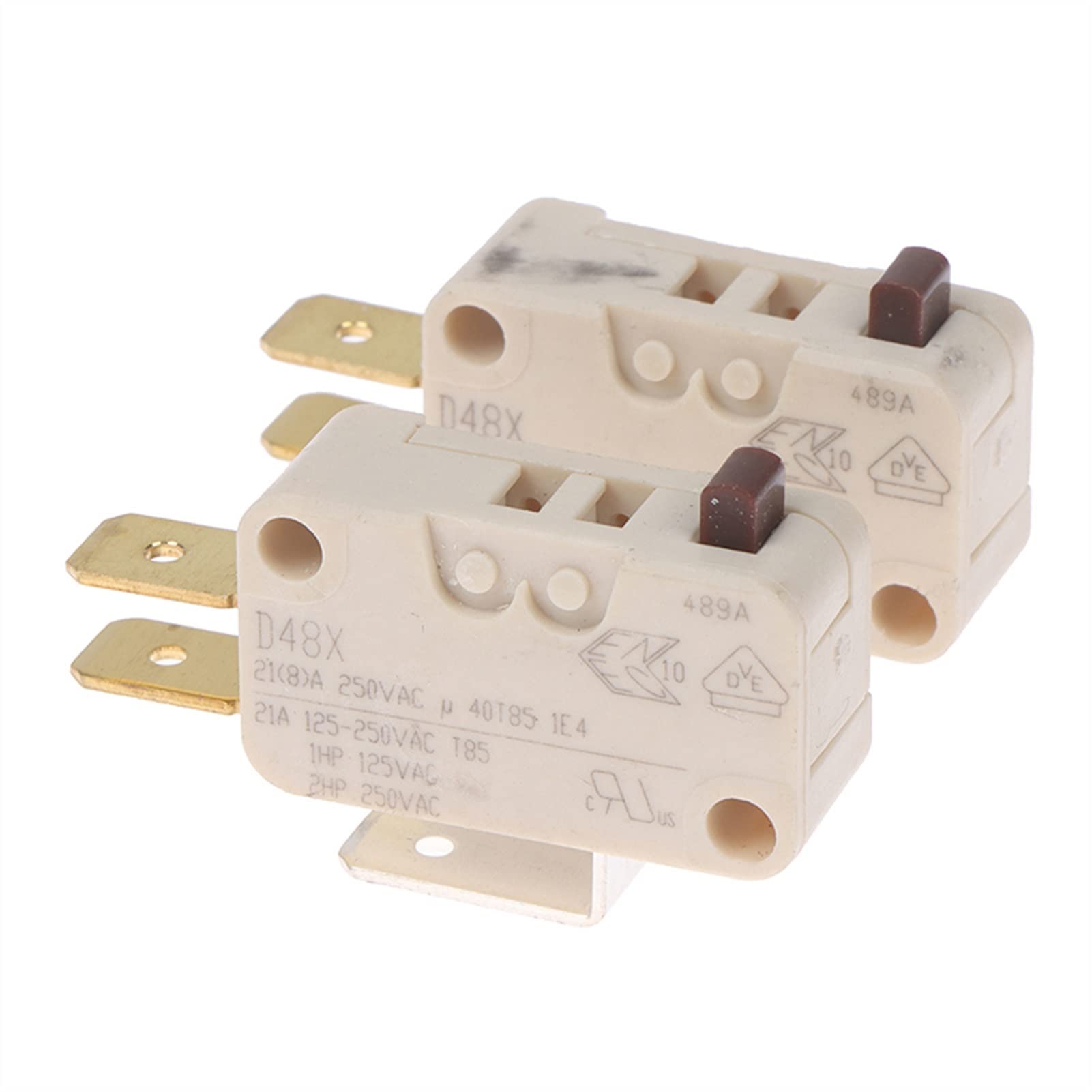 Piezas de recambio Interruptores industriales 1 Uds. Microinterruptor grande D48X interruptores de límite de calentador de agua de alta corriente 21A 250V
