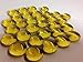 Dashington Flat Yellow Marbles, Pebbles (2.5 Pound Bag) for Vase Filler, Table Scatter, Aquarium Decor, Approximately 250-300 Marbles