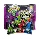 Warheads SOUR Popping Candy 50 Count - Perfect for Halloween & Trick or Treaters - Bulk Bag Gift By Lyza's Sweets & Treats