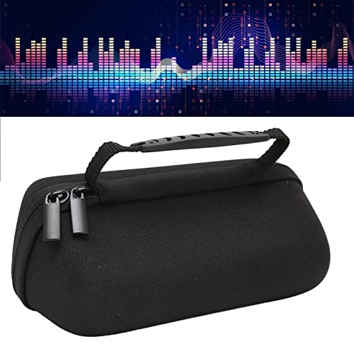 Estojo de transporte para alto-falante, estojo de transporte preto à prova de choque para Sonos Roam