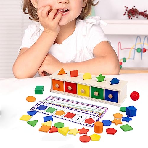 Jouets pour enfants de 1 à 3 ans boîte de permanence objet Montessori