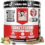 Old School Labs Testosterone Supplement for Men – Turkesterone 1500mg Max Potency + Tongkat Ali & BioPerine® – Muscle Growth, Recovery, Drive & Stamina – 120 Caps, 40 Servings