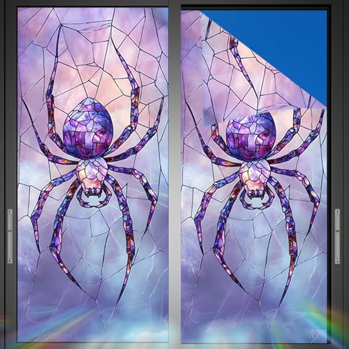 Nuxovilar Purple Spider Vinilo para Ventana 17.7×39.4 in miniatura 3