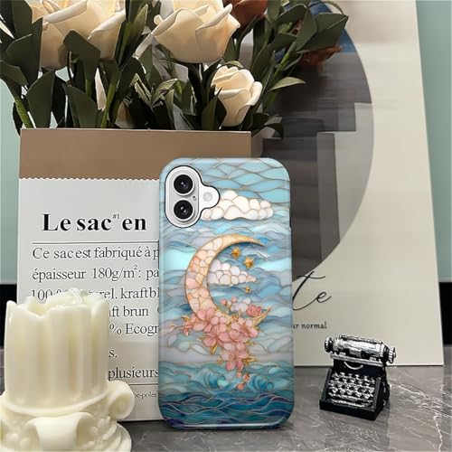 Coque iPhone 16 rigide antichoc et pare-chocs silicone PC