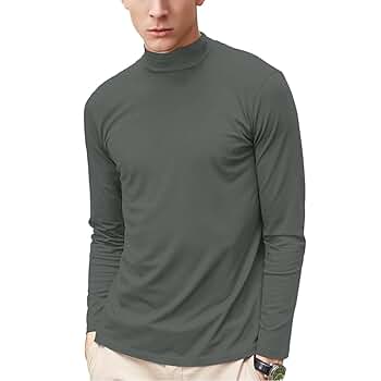 8yards Men’s MockNeck 5G 8yards Men's MockNeck 5G Lands' End Mens Long Sleeve Super-T