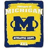 Northwest NCAA Michigan Wolverines Raschel Fleece