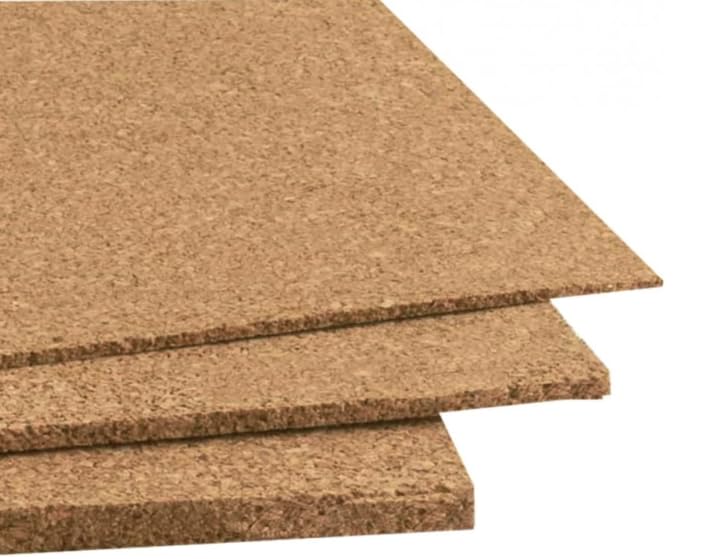 Materia Prima Tablero de Corcho para Manualidades y Proyectos de Arte - Plancha Multiusos para Pizarra o Soporte - Lámina Aislante de Corte Fácil - 91,5 x 61 cm, Grosor 10 mm
