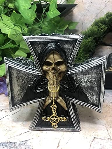 Caja de baratijas de ángel caído gótico oscuro de la muerte, figura mítica de la muerte oculta | Ya disponible en tu tienda friki favorita! En mundofriki.es!