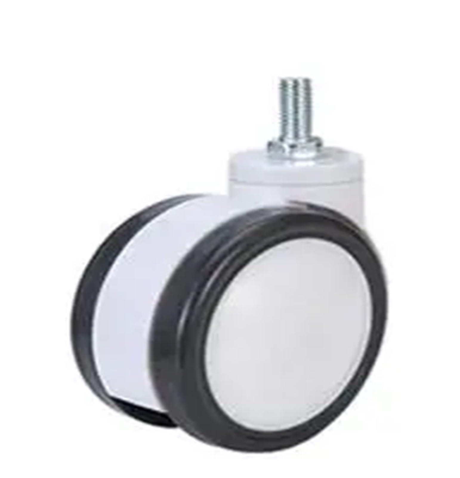 MXXDMOPD 1 Piece 5-inch Universal Silent Screw Caster Nursing Bed Pole Double Row(Screw)