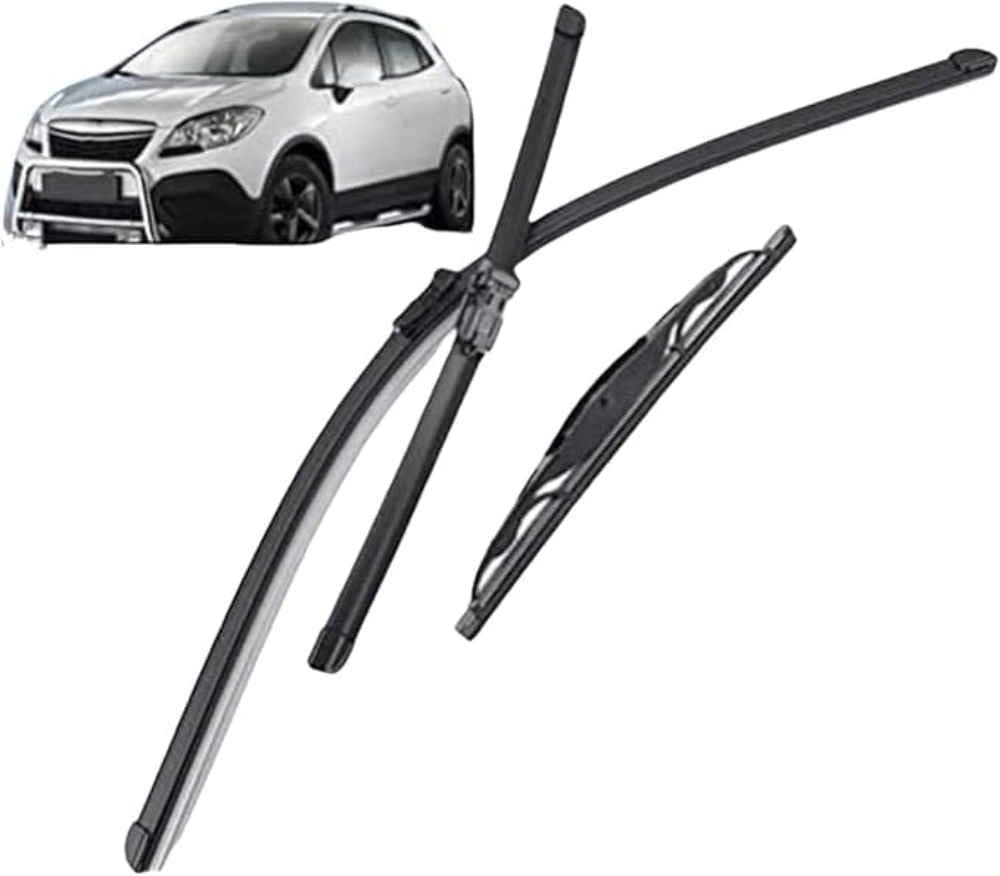Nysldsco Normal Premium Exact Fit Windscreen Wiper Blades For Opel Mokka 26+14+10In Durable Natural Rubber Easy Fit For A Quiet And Streak Free Wipe