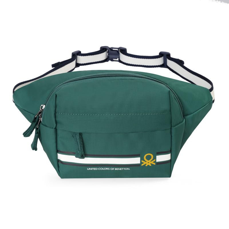 All Star 2L Waist Pouch - Dark Green, Water-Resistant Fanny Pack with Adjustable Strap, for Travel, Commute & Daily Errands-image-15