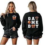 Personalized Basketball Game Day Sweatshirt, Custom Name Game Day Shirt, Basketball Fan Sweater, Matching...