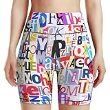 CVFGHJOKC Anonymous Letter Design Women''s Biker...