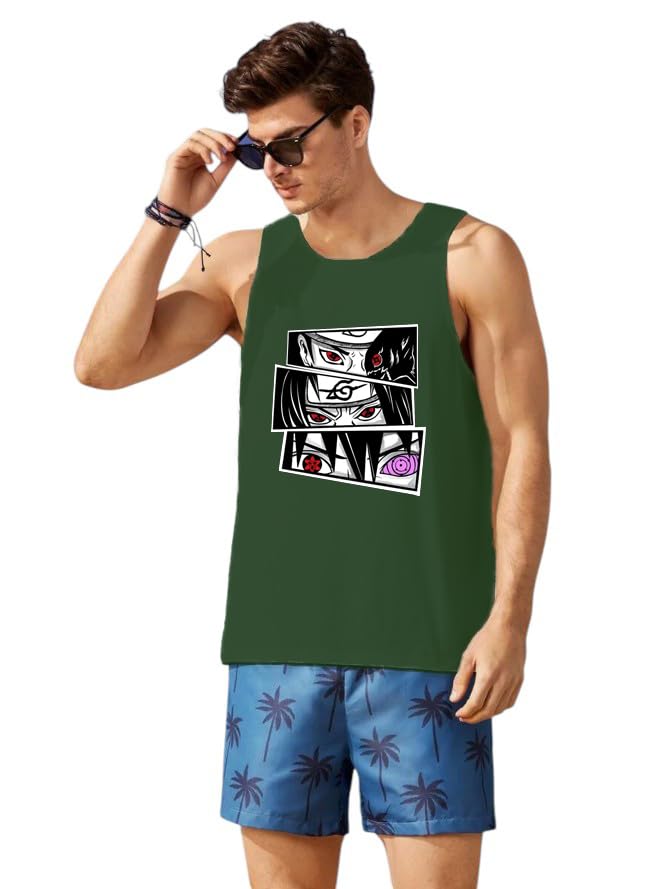Mens Cotton Graphic Printed Regular Fit Casual Vest-image-30