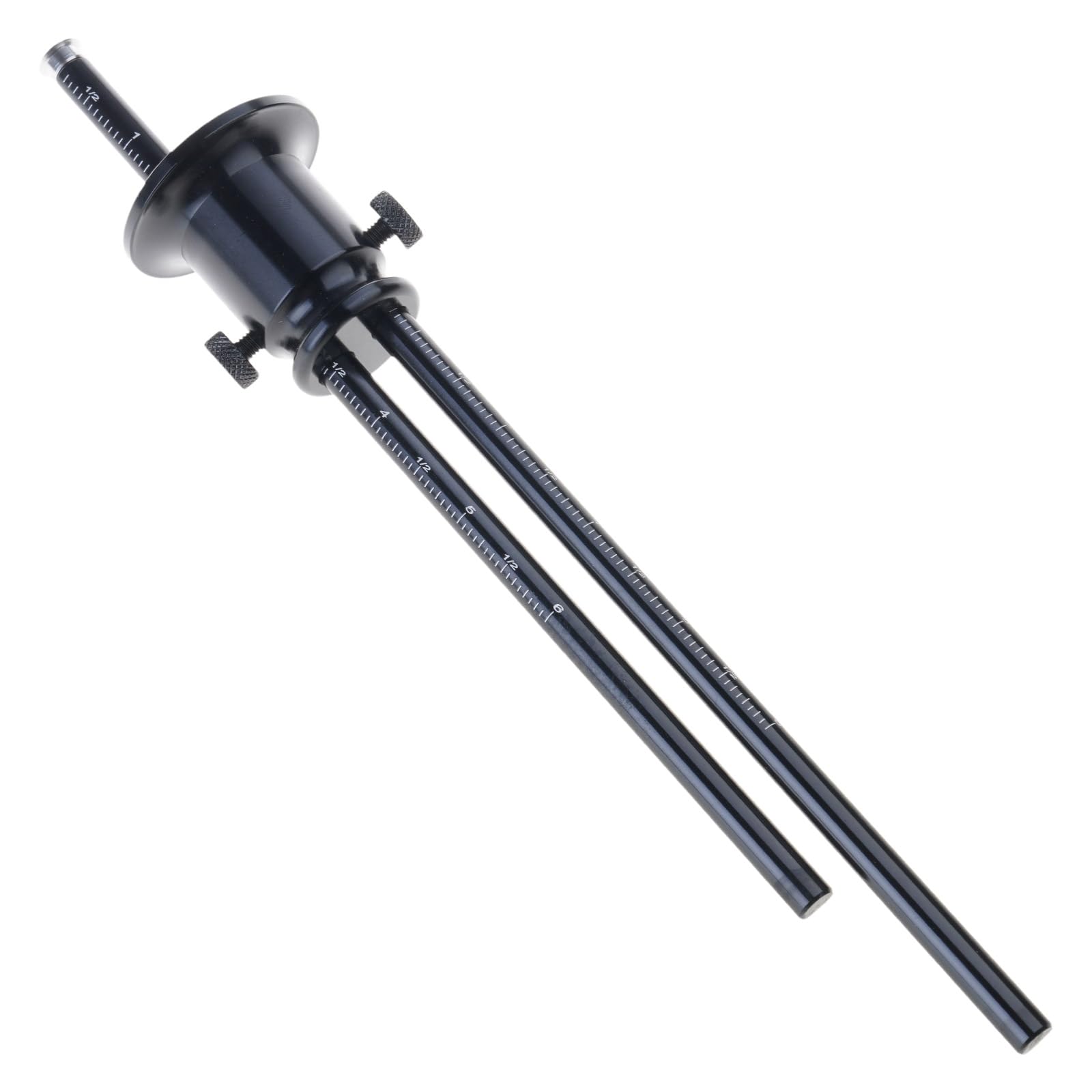 Tsophreniq Black Scale Marking Gauge, Steel Cutting & Anodized Aluminum Body For Accurate Woodworking Projects Metric And Imperials Woodworking Gauges