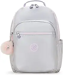 Kipling Bolsa feminina casual, Silver Glow Met, Silver Glow Met, ミディアム