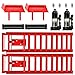 Hydraulic Steel Car Ramps Heavy Duty Service Car Lift with 2 Hydraulic Jack for Oil Changes High Lift 11023 lbs 5T 2 Pack
