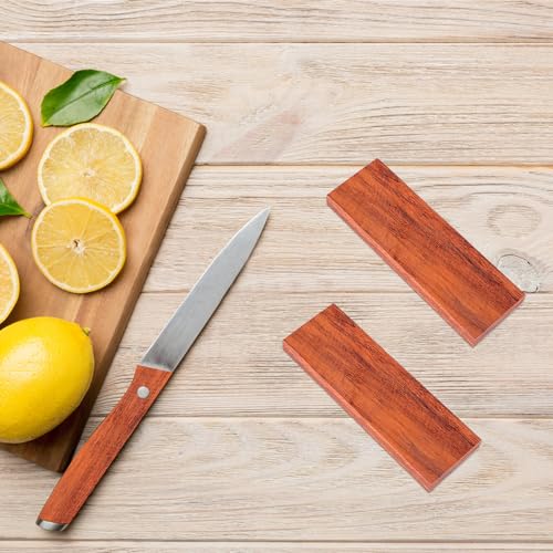 XiyaxiVici 5 Stück Messergriffwaage aus Naturholz Holzgriffe Benutzerdefinierte DIY Werkzeuge Mehrzweck Messergriffe Knife Handle Scales für Musikinstrumente, Werkzeuge und Messer 12x4x1 cm