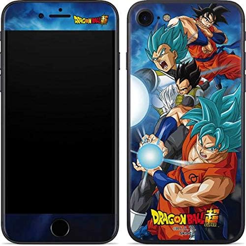 Skinit Calcomanía para teléfono compatible con iPhone SE, diseño oficial de Dragon Ball Super Goku Vegeta Super Ball disponible en Yaxa Peru