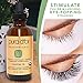 PURA D’OR Organic Castor Oil (4oz) 100% Pure Natural USDA Organic: Conceal Thin, Reveal Fuller Eyebrows, Thicker Eyelashes, Hair Growth: Cold Pressed Hexane Free-Moisturize Dry Skin w/Bonus Brush Kit