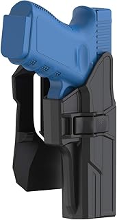 TEGE Paddle Holster Compatiable with 17 22 31 (Gen 1-5), Tactical 360 Degrees Adjustable Outside Waistband Holster Fits G17 G22 G31, OWB Carry, Right-Handed