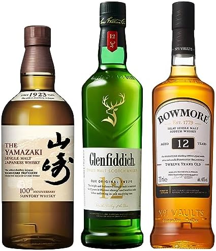 山崎・響・グレンフィディック・ボウモア 4本セット