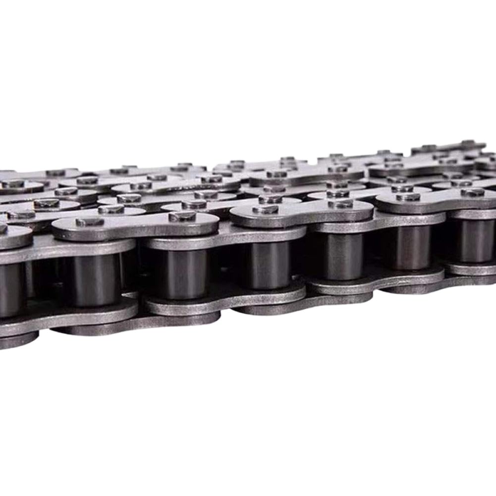 Cadena de Transmisión Industrial 04C 5 Metros (5000mm) con 2 Puntos de Conexión para Maquinaria CNC