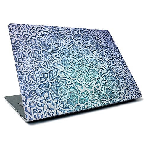 Image of MightySkins Carbon Fiber Skin for Microsoft Surface Laptop 3 13.5 inch (2019) - Carved Blue,Textured Carbon Fiber Finish,Easy to Apply, Remove, and Change Styles,