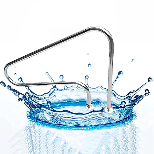 MSHGSKU Stainless Steel Swimming Pool Handrail - Safety Hand Rail with Quick Mount Base for Added Poolside Stability