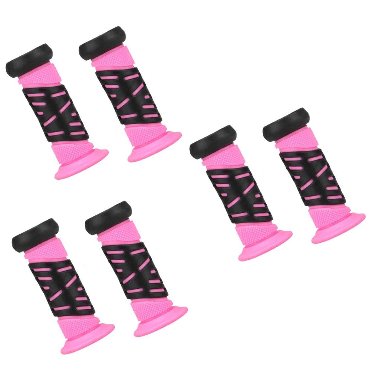 Toddmomy 3 Paires Poignées de Vélo Antidérapantes Caoutchouc pour Garçon Fille Grip Ergonomique avec Protection Impacts Accessoire pour Vélo