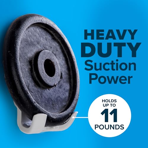 SlipX Solutions Power Lock Suction Cup Hook, Razor Holder & Phone Cradle (Perfect for Shower & Mirror, Holds 11 lbs, 2 Pack) by SlipX Solutions - Image 5
