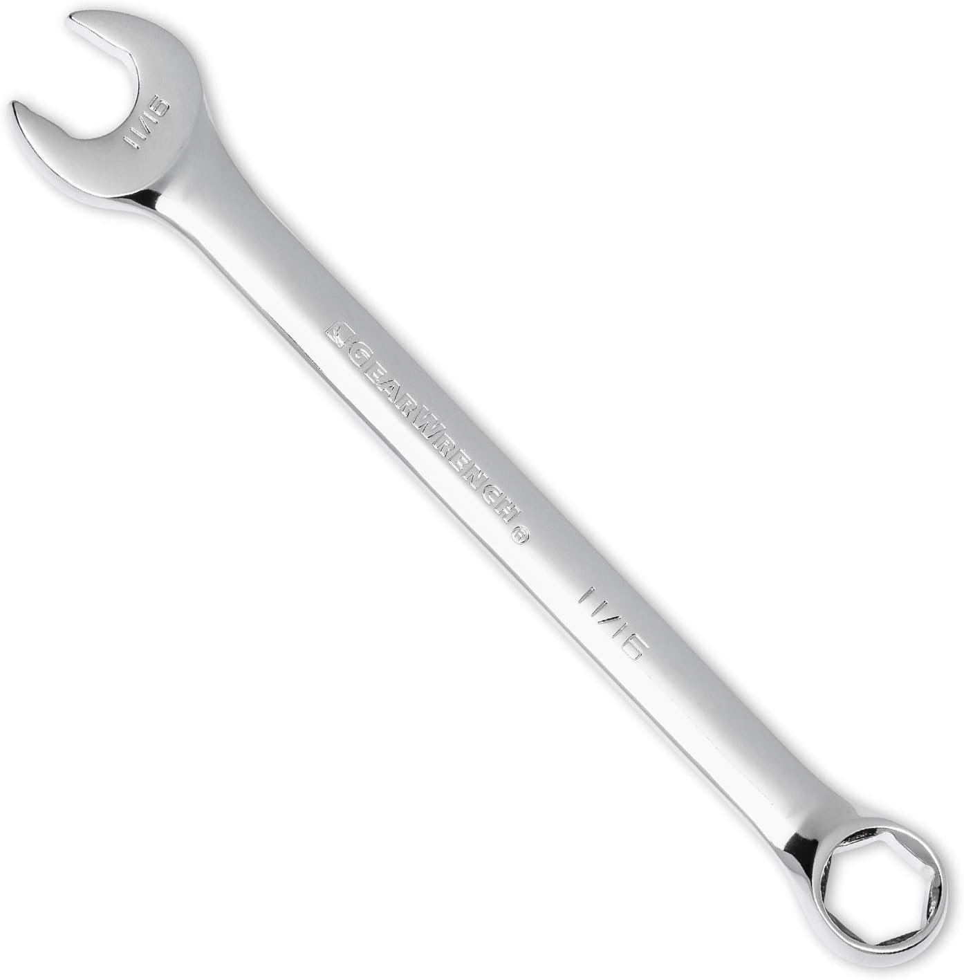 GEARWRENCH 6 Pt. Combination Wrench, 11/16" - 81776