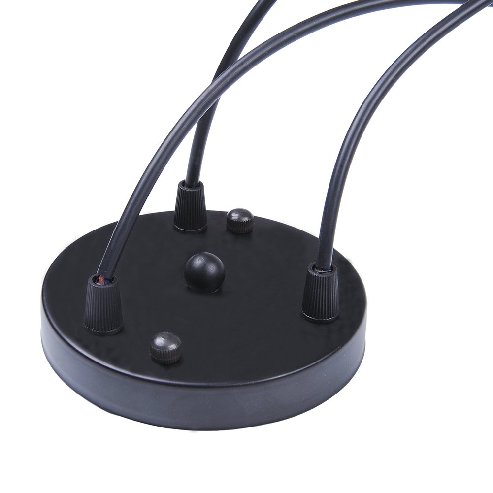 Éclairage Suspendu Edison 2Mètres Réglable Plafonnier Araignée Lumière Métal Fil Cage Pendentif Éclairage Lustre Moderne Industriel Lumière Lumineuse (Ampoule NON INCLUS) (3 Bras)