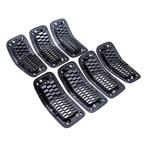 Baoblaze 7Pcs Front Grille Inserts 6Cy39Xs9Ac 6Cy39Xs9Ab 6Cy39Xs9Aa For 2.4L #TOP1