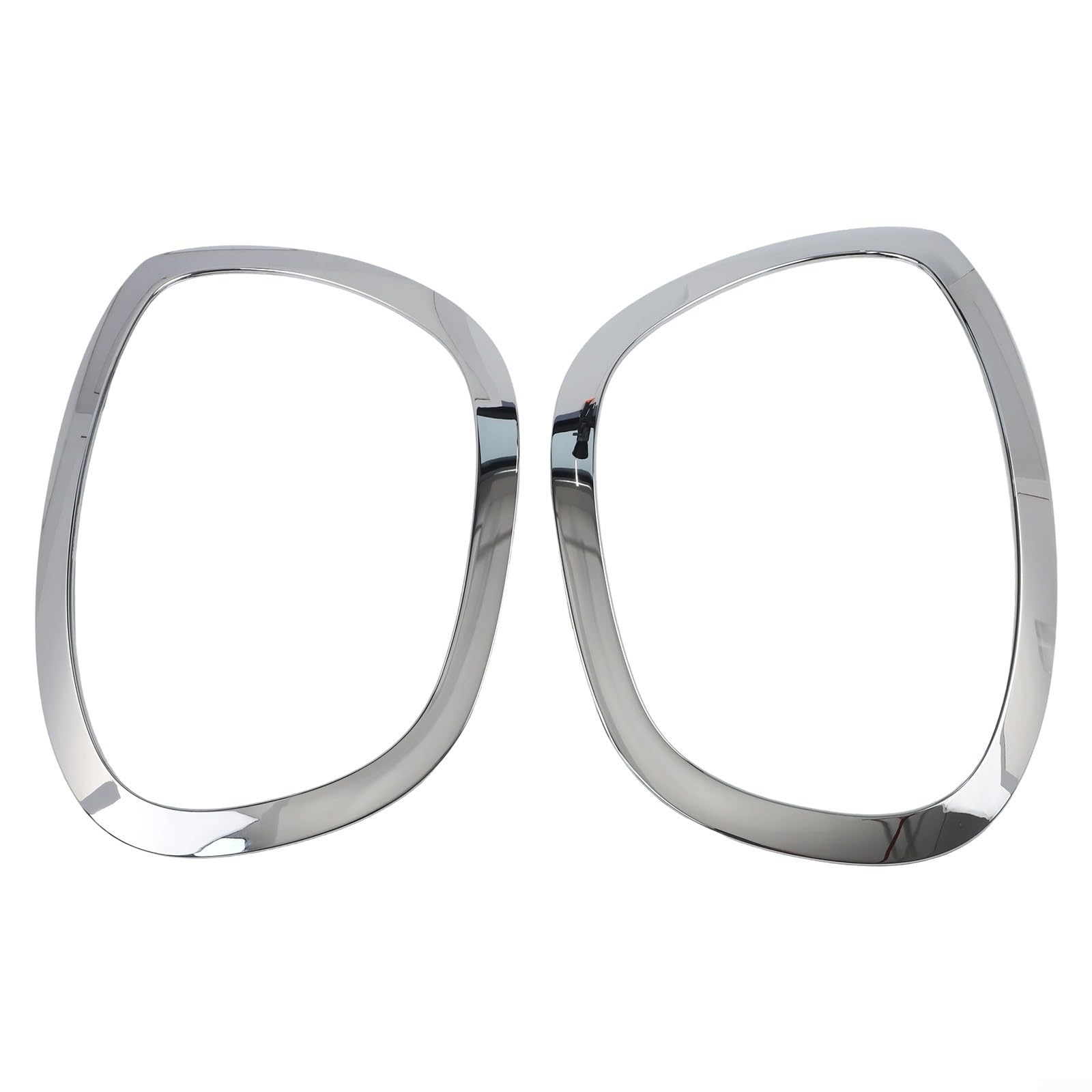 Mascherina per faro anteriore per Mini Cooper F60 F61 2017-2023 e per Mini Countryman cornice anteriore surround in ABS argento con OEM 51137388117 51137388118