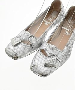 【美品】 TOD'S バレエシューズ シルバー 37 バレリーナ Amazon | TOD'S トッズ バレエシューズ/オペラシューズ レディース