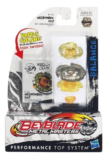Beyblade Metal Fury Balance Battle Top B132 Nightmare Rex
