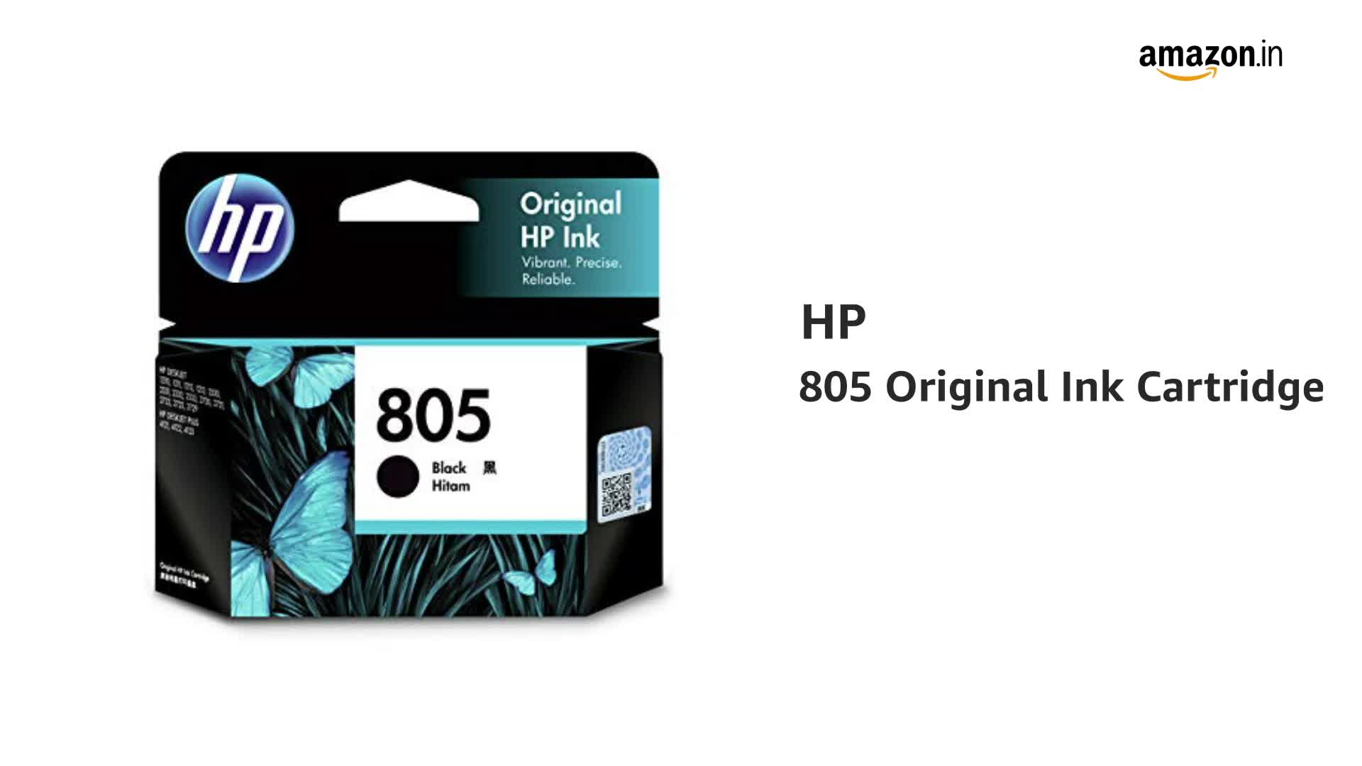 HP 805 Black Original Ink Cartridge