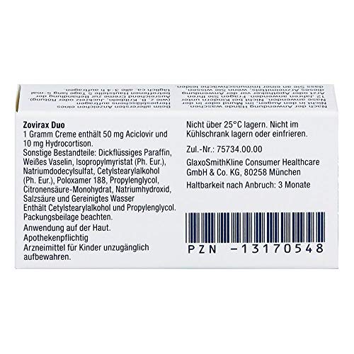 Zovirax duo price