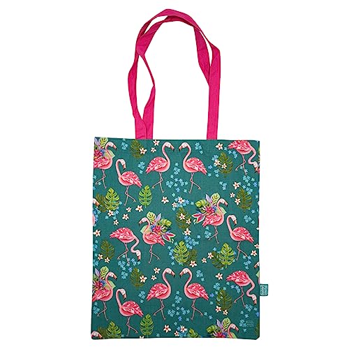 Sac en coton flamant rose droit robuste en toile de coton bio