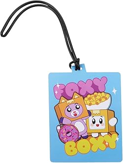 Bioworld LankyBox 4-Piece Kids' Carry On Travel Set – Officially Licensed with 14" Pilot Case, Duffle Bag, Utility Case, and Luggage Tag