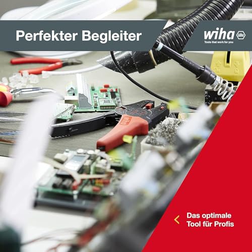 Automatische Abisolierzange von Wiha für Kabelquerschnitte von 0,03 bis 16 mm²