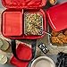 Pyrex Easy Grab 4-Piece Glass Baking Dish with Lid and Insulated Carrier, Glass Baking Dish with Insulated Bag and Hot/Cold Pack, Non-Toxic, BPA-Free Lid, Bakeware Set and Food Delivery Bag