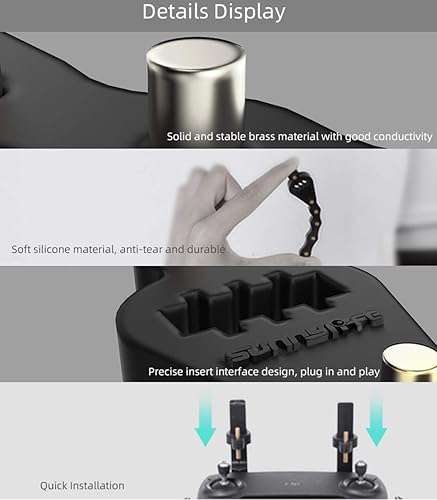 Miniatura 6 de Anbee Yagi - Amplificador de antena de 5.8 GHz compatible con DJI Mavic 3 / Mini SE/Phantom 4 Pro/Mavic 2 / Smart Controller/EVO 2 / DJI RC 2 / RC