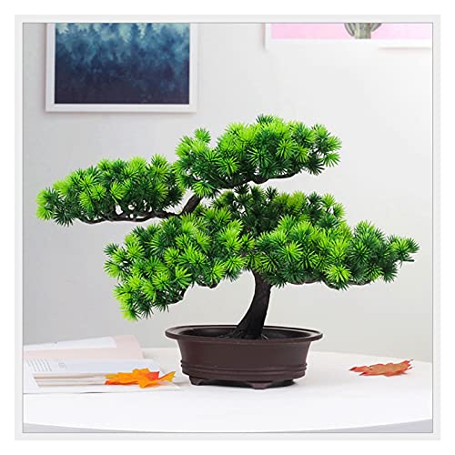 OUMYLFCNEC Kunstbonsai 10 Zoll künstlicher Bonsai-Baum Cover