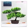 Künstlicher Bonsai-Baum, 25,4 cm, künstlicher Bonsai-Baum, Kunststoff, künstliche Pflanzen, Topfpflanzen, für Zen-Gartendekoration