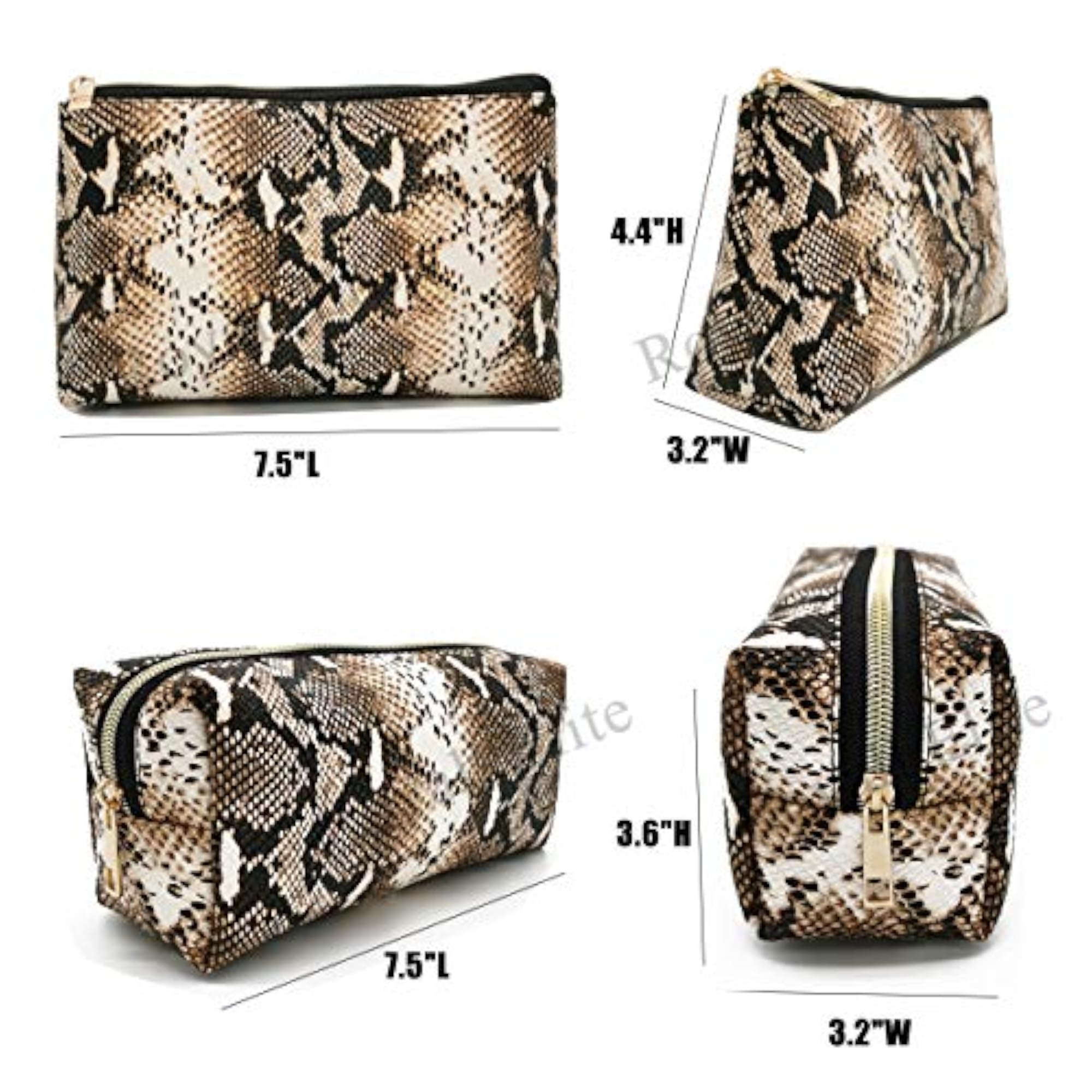2 Pack Makeup Bag Organizer Set, Travel Essential