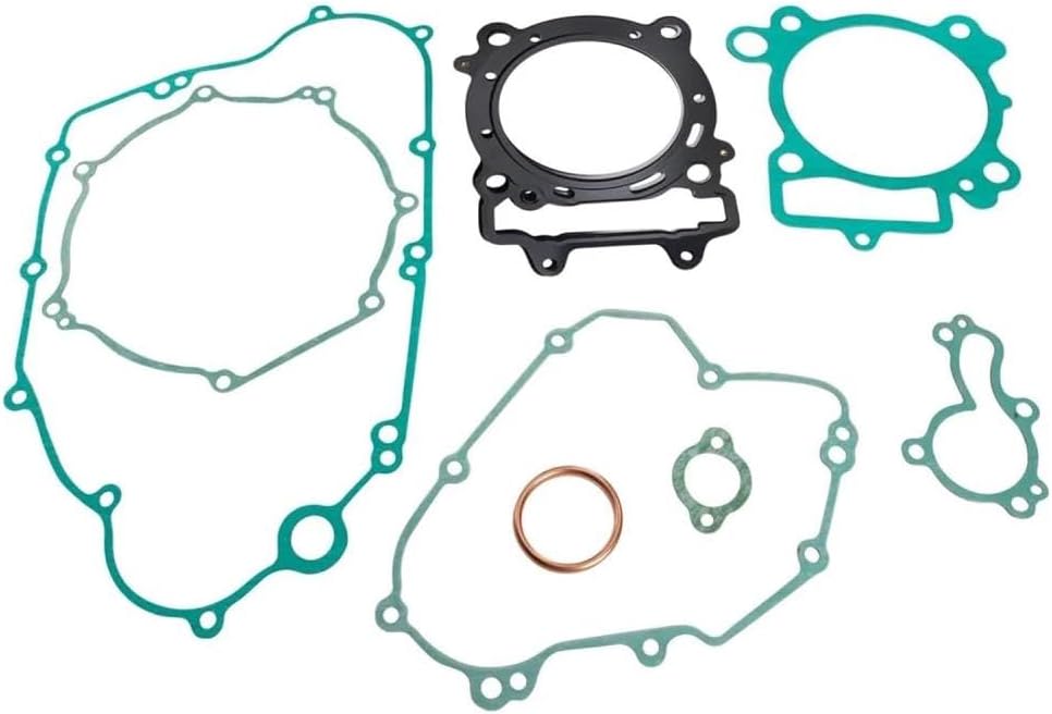 Motorcycle Engine Crankcase Clutch Cover Cylinder Gasket Kits Set for KX450F KX 450 F KX450 F KXF450 2009-2011 Engine Replacement Kit
